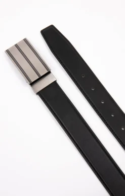 Accessoires<Armand Thiery Ceinture à plaque 35mm réversible - Noir
