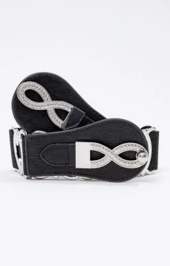 Accessoires<Armand Thiery CEINTURE ELASTIQUEE FETE - Noir