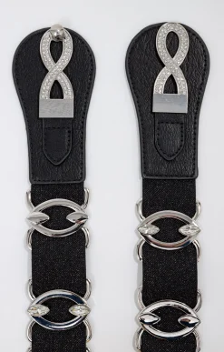 Accessoires<Armand Thiery CEINTURE ELASTIQUEE FETE - Noir