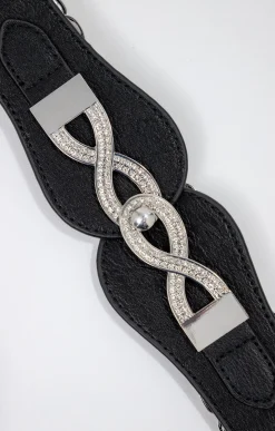 Accessoires<Armand Thiery CEINTURE ELASTIQUEE FETE - Noir