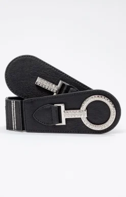 Accessoires<Armand Thiery CEINTURE LARGE ELASTIQUEE - Noir