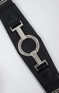 Accessoires<Armand Thiery CEINTURE LARGE ELASTIQUEE - Noir