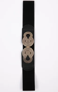 Accessoires<Armand Thiery Ceinture élastiquée fine - Noir
