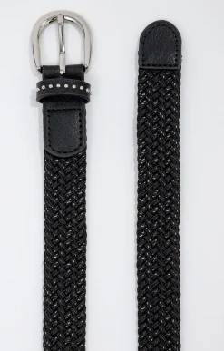 Accessoires<Armand Thiery CEINTURE PANTALON TRESSEE - Noir