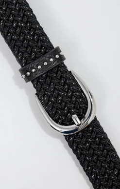 Accessoires<Armand Thiery CEINTURE PANTALON TRESSEE - Noir