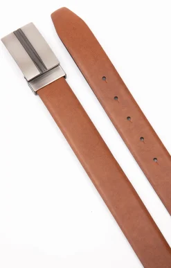 Accessoires<Armand Thiery Ceinture plaque réversible - Camel