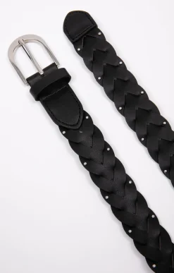 Accessoires<Armand Thiery Ceinture tressée - Noir