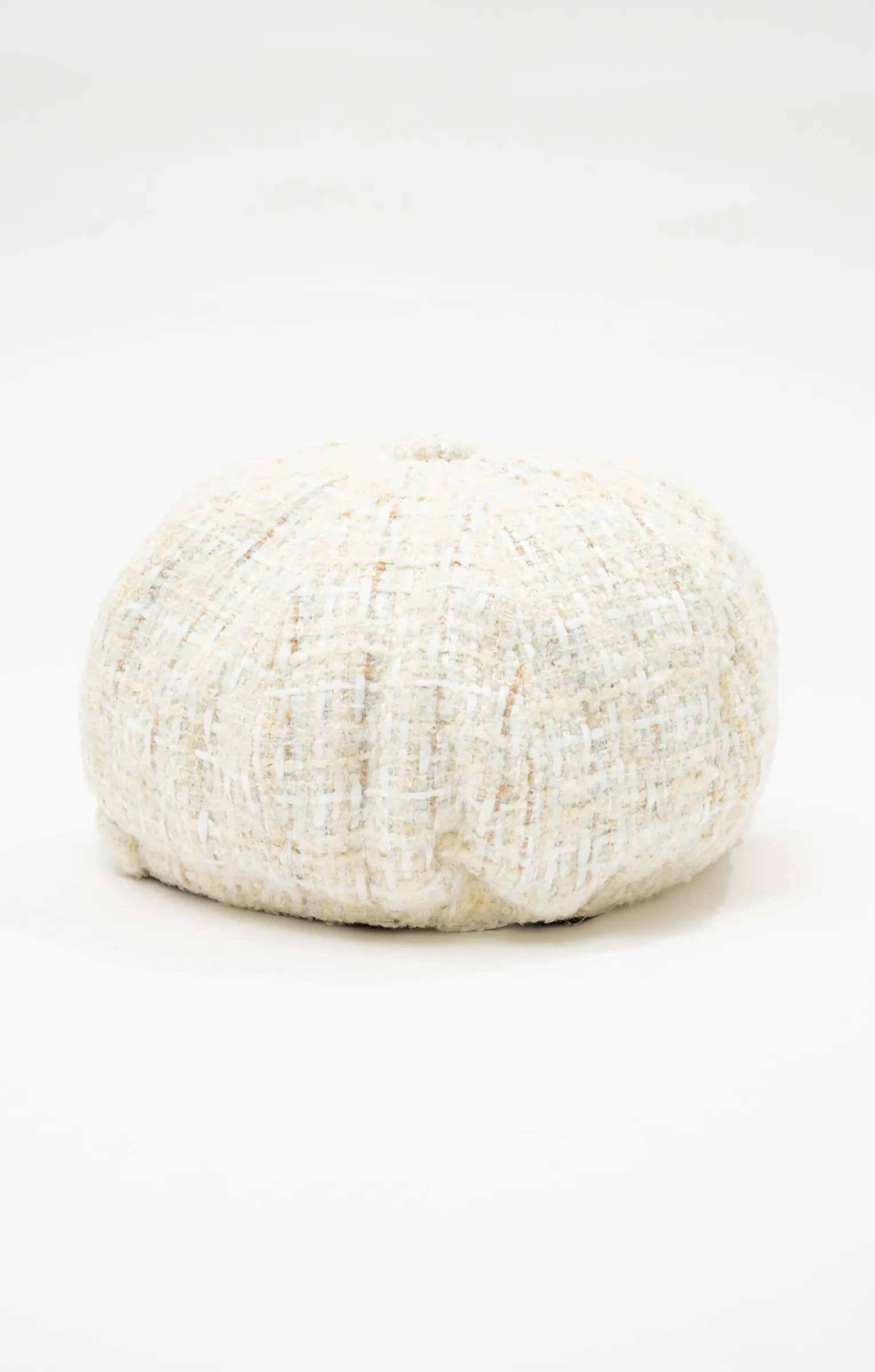 Accessoires<Armand Thiery Chapeau gapette avec fils métalliques - Écru