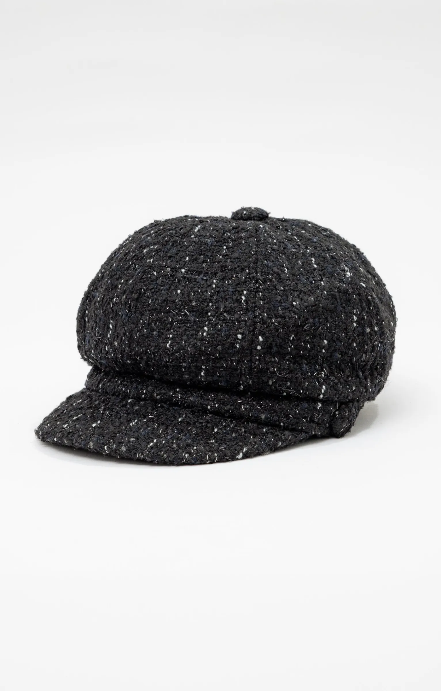 Accessoires<Armand Thiery Chapeau gapette avec fils métalliques - Noir