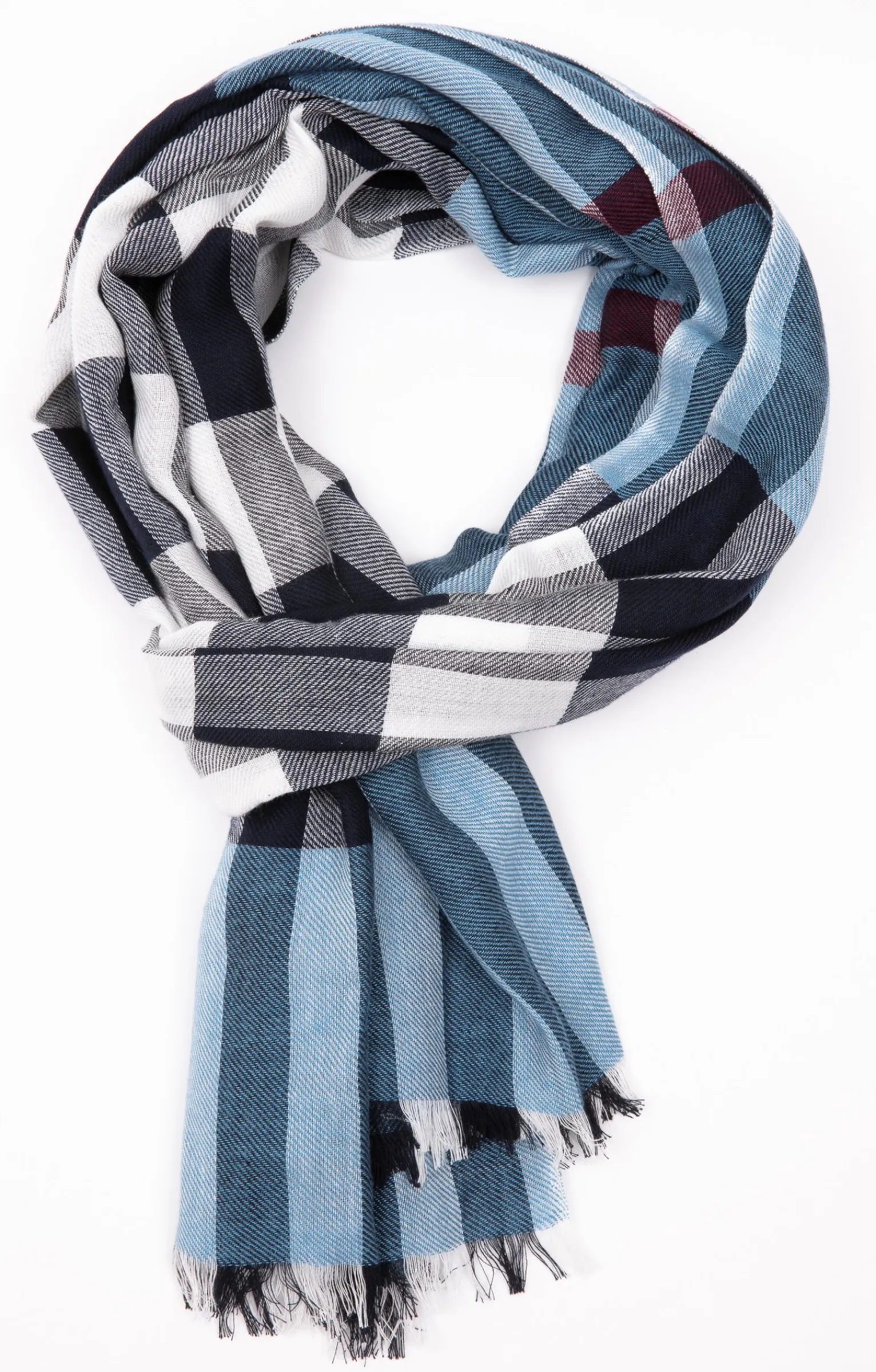Accessoires<Armand Thiery ÉCHARPE CAMCHECK - Marine