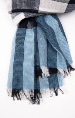 Accessoires<Armand Thiery ÉCHARPE CAMCHECK - Marine