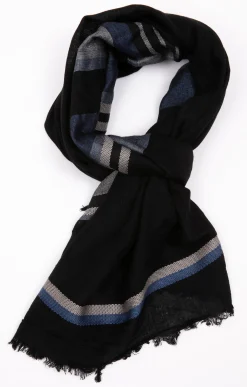 Accessoires<Armand Thiery ÉCHARPE NAVYRAYE - Noir