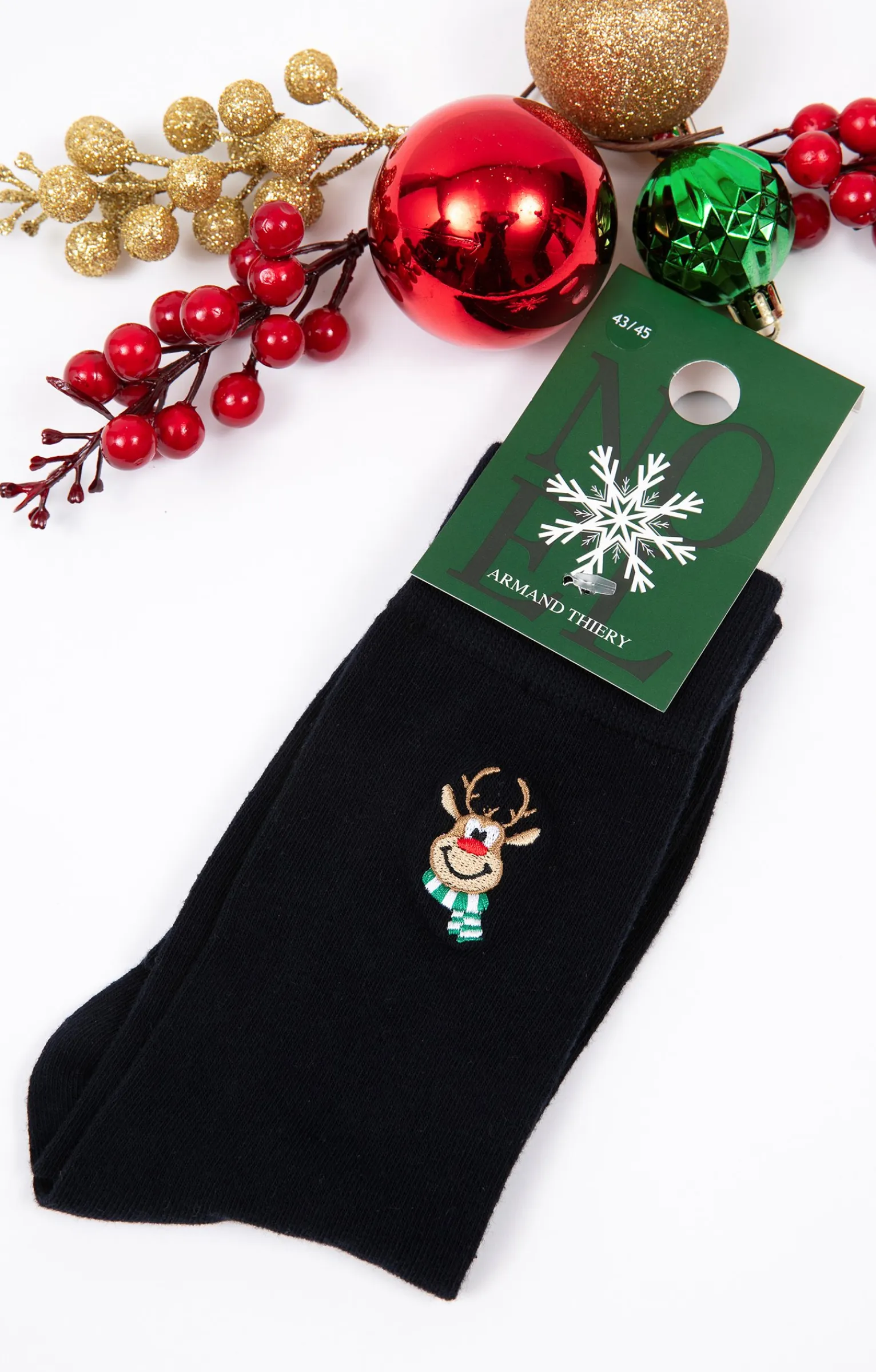 Sous-vêtements & Nuit<Armand Thiery Chaussettes Brodeer - Marine