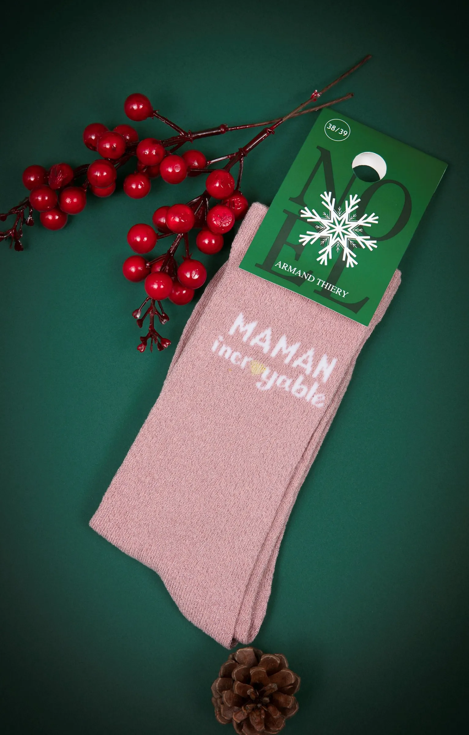 Sous-vêtements & Nuit<Armand Thiery Chaussettes maman - Rose