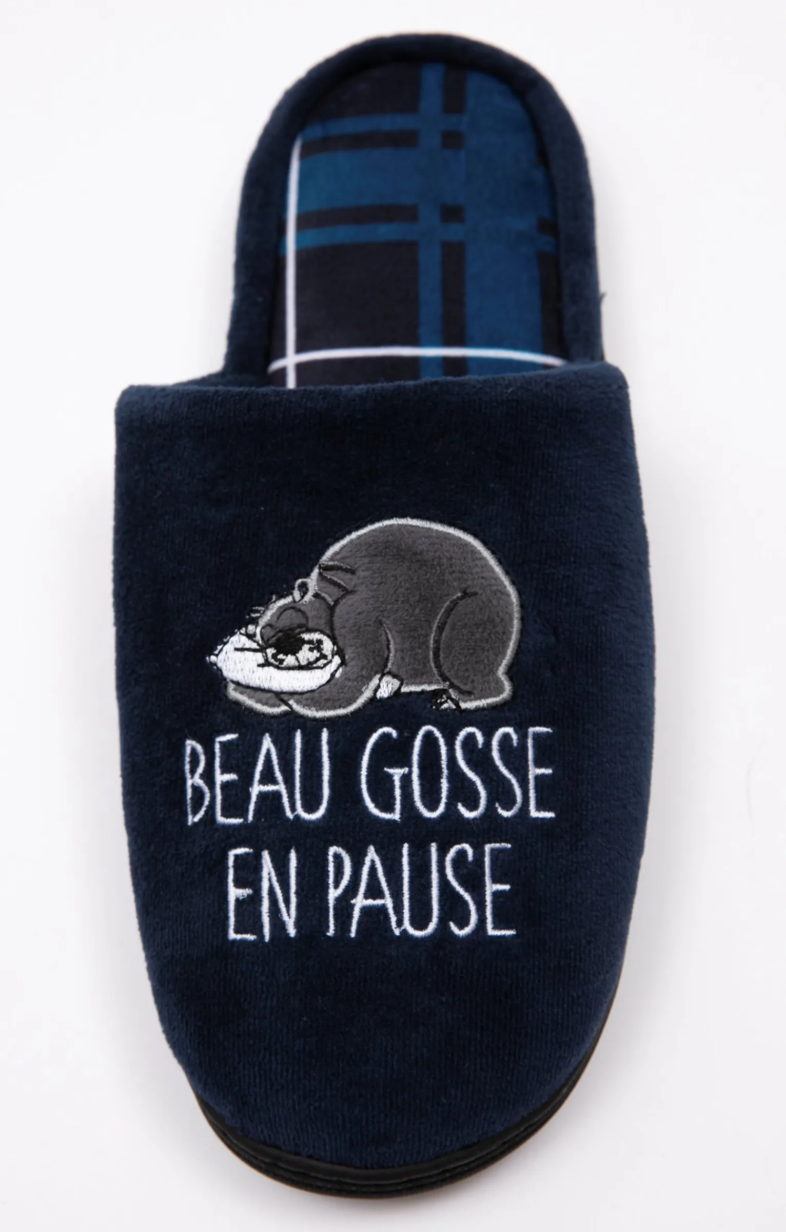 Accessoires<Armand Thiery Chaussons beau gosse - Marine