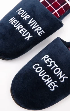 Accessoires<Armand Thiery Chaussons Heureux - Marine