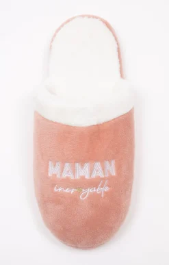 Accessoires<Armand Thiery Chaussons maman - Pivoine