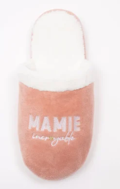 Accessoires<Armand Thiery Chaussons mamie - Pivoine