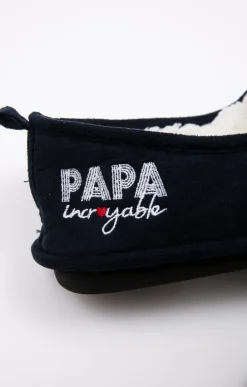 Accessoires<Armand Thiery Chaussons papa - Marine