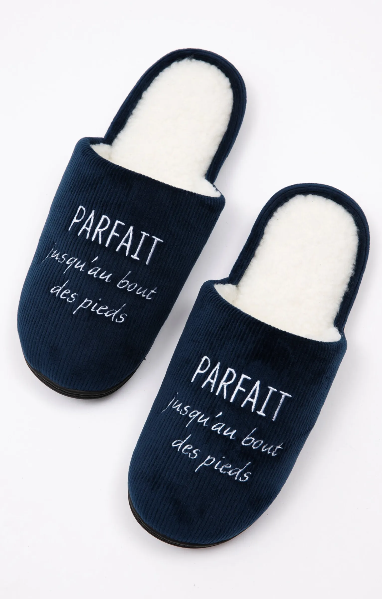 Accessoires<Armand Thiery Chaussons parfait - Marine