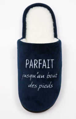 Accessoires<Armand Thiery Chaussons parfait - Marine