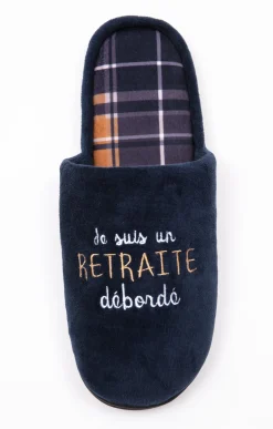 Accessoires<Armand Thiery Chaussons retraite - Marine
