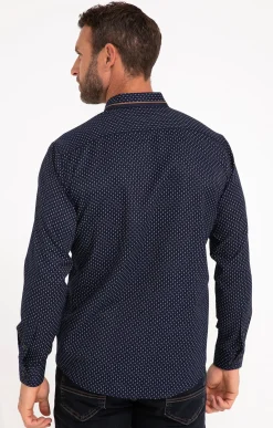 Chemises<Armand Thiery Chemise à manches longues - Marine
