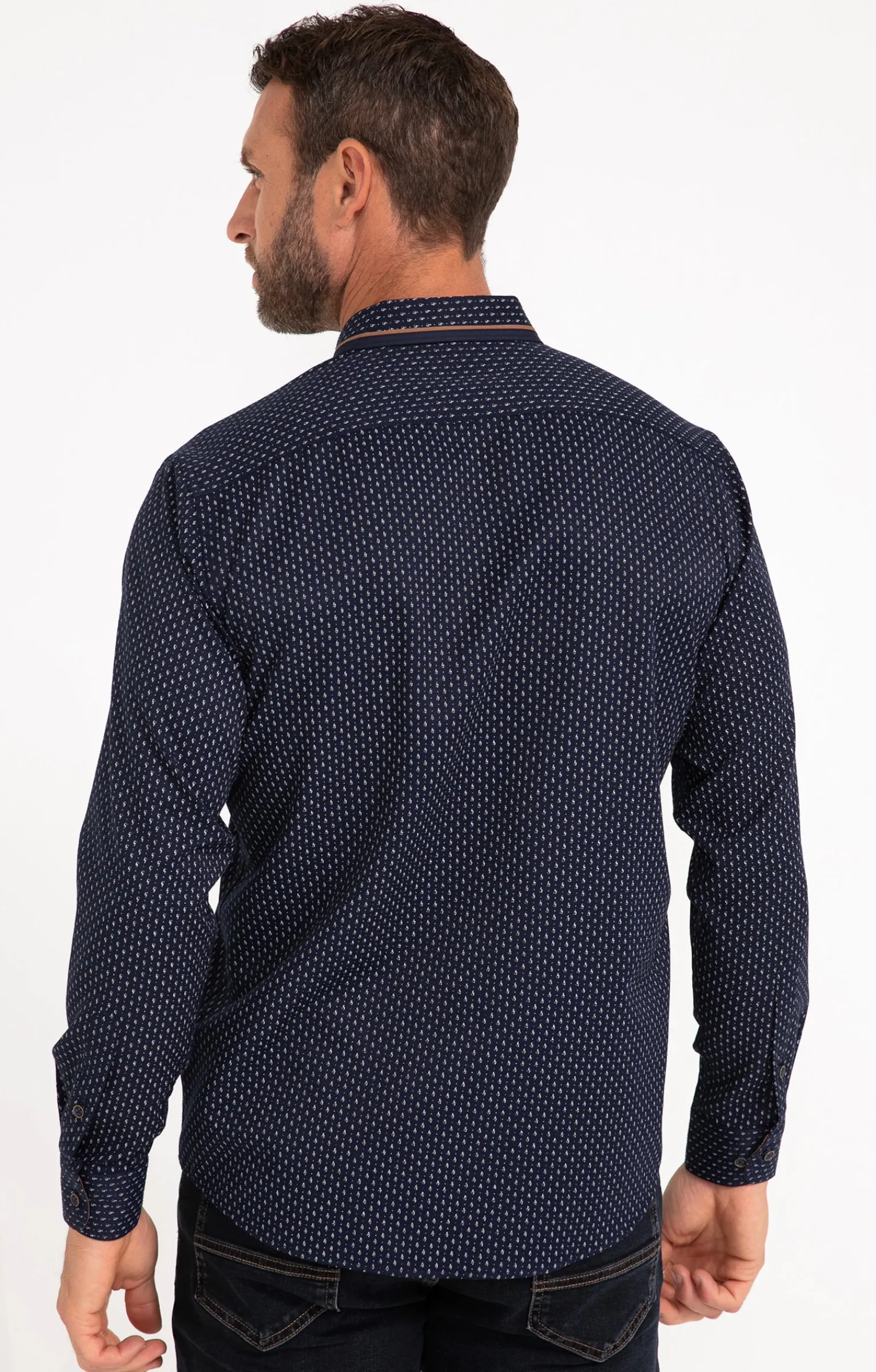 Chemises<Armand Thiery Chemise à manches longues - Marine