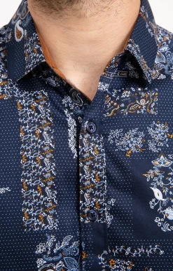Chemises<Armand Thiery Chemise à manches longues FREAKY - Marine