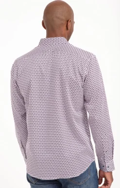 Chemises<Armand Thiery Chemise à manches longues ROSASO - Bordeaux