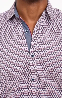 Chemises<Armand Thiery Chemise à manches longues ROSASO - Bordeaux
