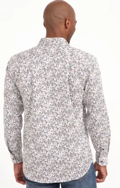 Chemises<Armand Thiery Chemise à manches longues MARCUS Gris - Grisclair