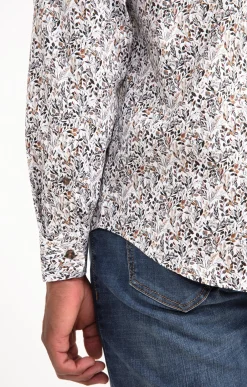 Chemises<Armand Thiery Chemise à manches longues MARCUS Gris - Grisclair
