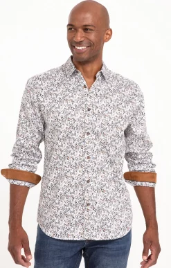 Chemises<Armand Thiery Chemise à manches longues MARCUS Gris - Grisclair