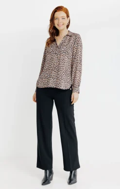 Chemisiers<Armand Thiery Chemise imprimé animalier - Camel