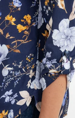 Chemisiers<Armand Thiery Chemise imprimé fleuri - Marine