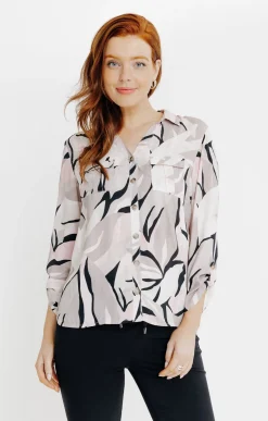 Chemisiers<Armand Thiery Chemise imprimée abstrait - Rose