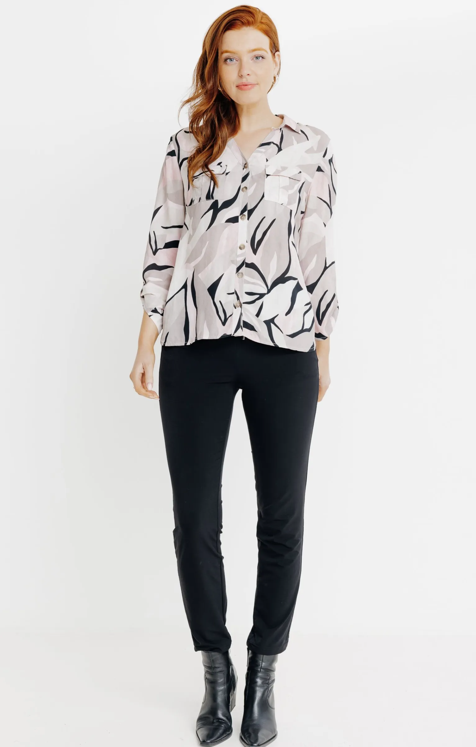 Chemisiers<Armand Thiery Chemise imprimée abstrait - Rose