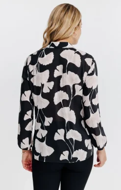 Chemisiers<Armand Thiery Chemise imprimée feuillage - Noir