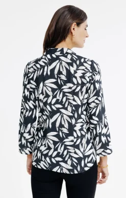 Chemisiers<Armand Thiery Chemise imprimée feuillage - Noir
