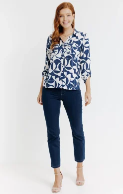 Chemisiers<Armand Thiery Chemise imprimée graphique - Bleu