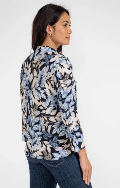 Chemisiers<Armand Thiery CHEMISE IMPRIME NATUREL AVEC POCHE - Noir