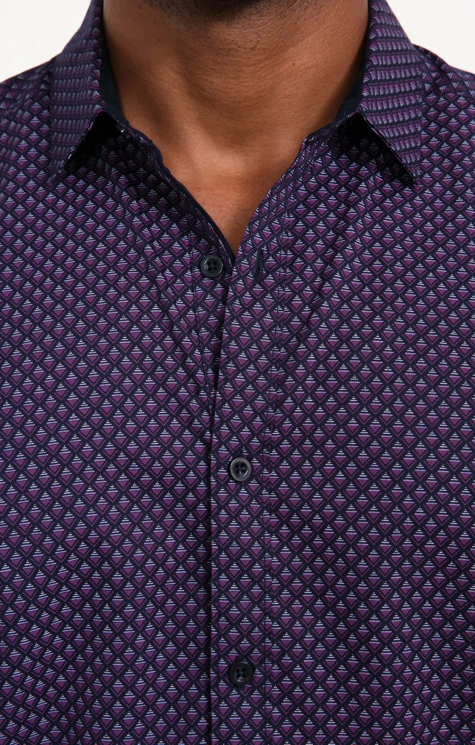 Chemises<Armand Thiery Chemise manches longes MACK - Prune
