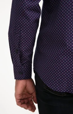 Chemises<Armand Thiery Chemise manches longes MACK - Prune
