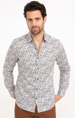 Chemises<Armand Thiery Chemise manches longes MARCUS - Grisclair