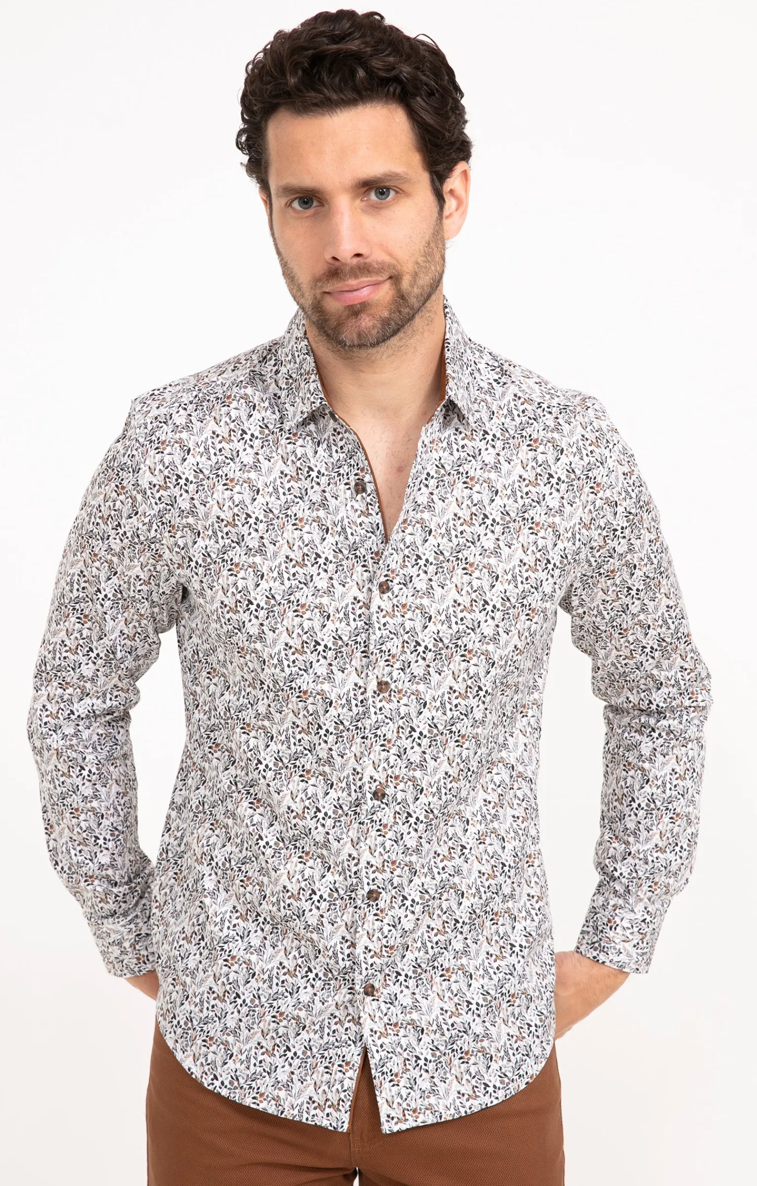 Chemises<Armand Thiery Chemise manches longes MARCUS - Grisclair