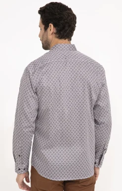 Chemises<Armand Thiery Chemise manches longues ARABESQUE - Blanc