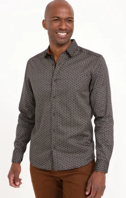 Chemises<Armand Thiery Chemise manches longues BOOMERANG - Noir