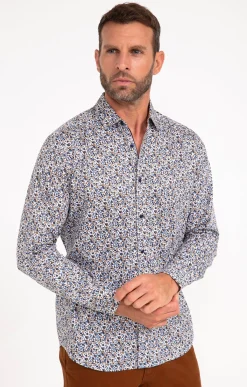 Chemises<Armand Thiery Chemise manches longues BERTHIE - Blanc