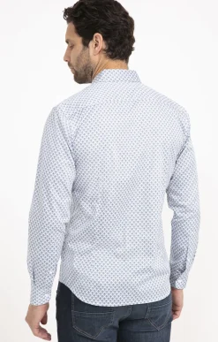 Chemises<Armand Thiery Chemise manches longues BARCA - Blanc
